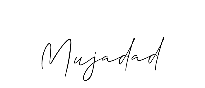 Make a beautiful signature design for name Mujadad. Use this online signature maker to create a handwritten signature for free. Mujadad signature style 2 images and pictures png