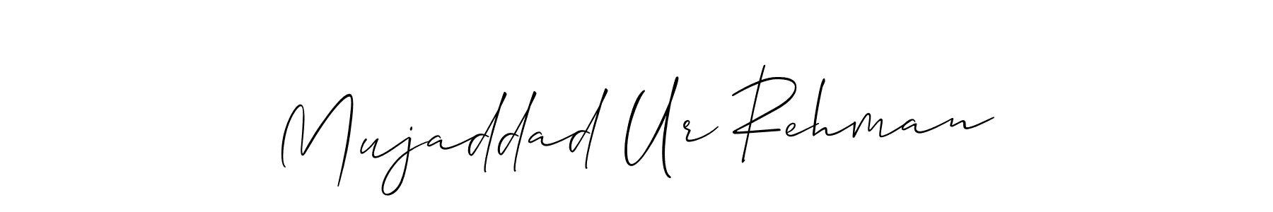 Make a beautiful signature design for name Mujaddad Ur Rehman. Use this online signature maker to create a handwritten signature for free. Mujaddad Ur Rehman signature style 2 images and pictures png