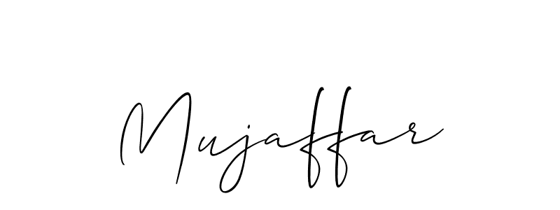 Similarly Allison_Script is the best handwritten signature design. Signature creator online .You can use it as an online autograph creator for name Mujaffar. Mujaffar signature style 2 images and pictures png