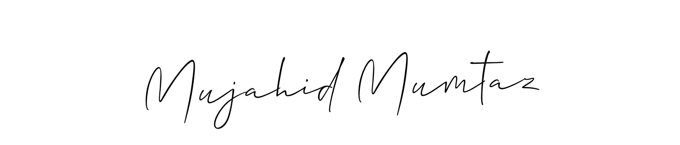 Make a beautiful signature design for name Mujahid Mumtaz. Use this online signature maker to create a handwritten signature for free. Mujahid Mumtaz signature style 2 images and pictures png