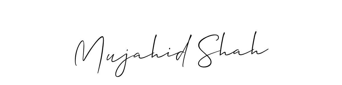 Once you've used our free online signature maker to create your best signature Allison_Script style, it's time to enjoy all of the benefits that Mujahid Shah name signing documents. Mujahid Shah signature style 2 images and pictures png