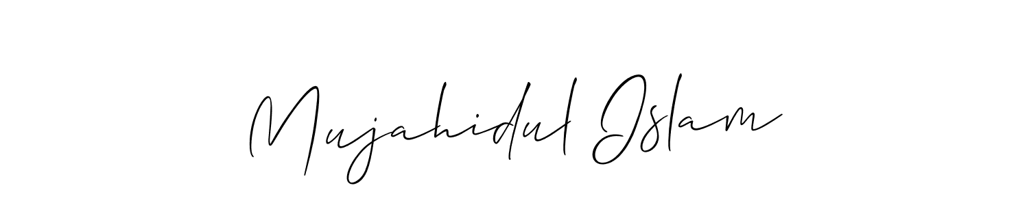 This is the best signature style for the Mujahidul Islam name. Also you like these signature font (Allison_Script). Mix name signature. Mujahidul Islam signature style 2 images and pictures png