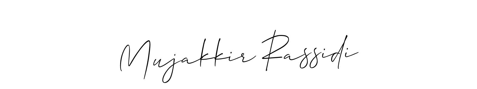 This is the best signature style for the Mujakkir Rassidi name. Also you like these signature font (Allison_Script). Mix name signature. Mujakkir Rassidi signature style 2 images and pictures png