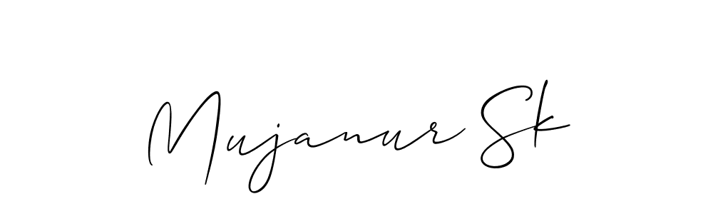 Also we have Mujanur Sk name is the best signature style. Create professional handwritten signature collection using Allison_Script autograph style. Mujanur Sk signature style 2 images and pictures png