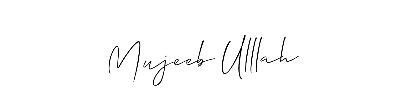 Best and Professional Signature Style for Mujeeb Ulllah. Allison_Script Best Signature Style Collection. Mujeeb Ulllah signature style 2 images and pictures png