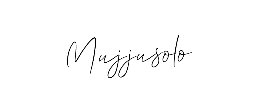 Also You can easily find your signature by using the search form. We will create Mujjusolo name handwritten signature images for you free of cost using Allison_Script sign style. Mujjusolo signature style 2 images and pictures png