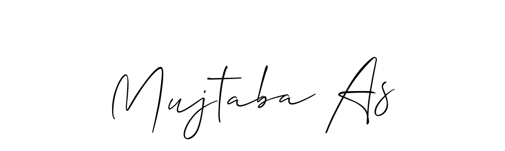 if you are searching for the best signature style for your name Mujtaba As. so please give up your signature search. here we have designed multiple signature styles  using Allison_Script. Mujtaba As signature style 2 images and pictures png
