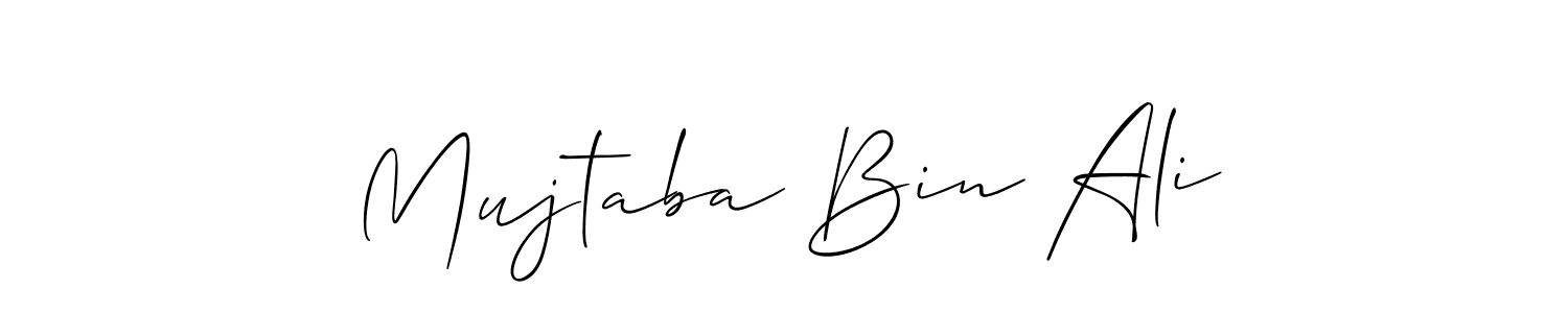 Best and Professional Signature Style for Mujtaba Bin Ali. Allison_Script Best Signature Style Collection. Mujtaba Bin Ali signature style 2 images and pictures png