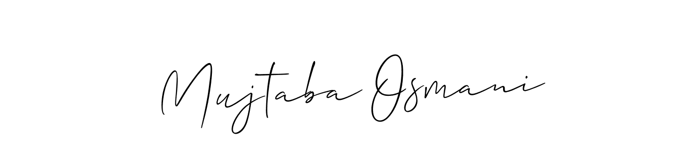 Make a beautiful signature design for name Mujtaba Osmani. Use this online signature maker to create a handwritten signature for free. Mujtaba Osmani signature style 2 images and pictures png