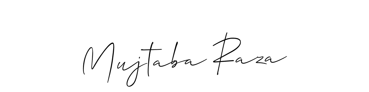 Also You can easily find your signature by using the search form. We will create Mujtaba Raza name handwritten signature images for you free of cost using Allison_Script sign style. Mujtaba Raza signature style 2 images and pictures png