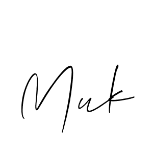 Also we have Muk name is the best signature style. Create professional handwritten signature collection using Allison_Script autograph style. Muk signature style 2 images and pictures png