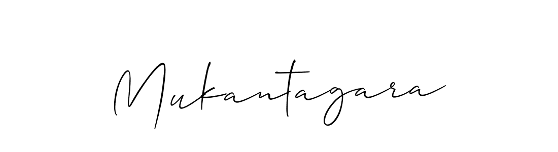 Use a signature maker to create a handwritten signature online. With this signature software, you can design (Allison_Script) your own signature for name Mukantagara. Mukantagara signature style 2 images and pictures png