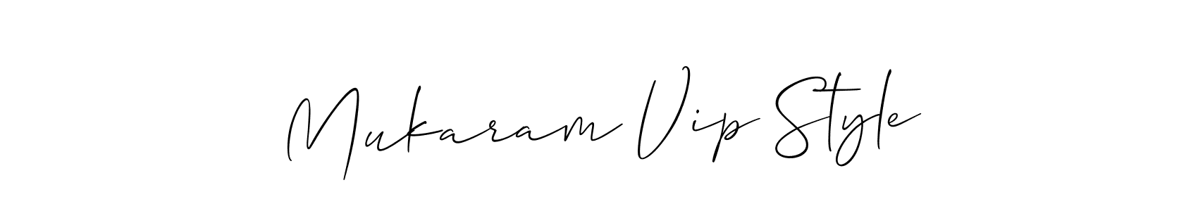 if you are searching for the best signature style for your name Mukaram Vip Style. so please give up your signature search. here we have designed multiple signature styles  using Allison_Script. Mukaram Vip Style signature style 2 images and pictures png