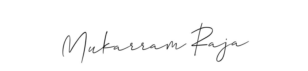 Make a short Mukarram Raja signature style. Manage your documents anywhere anytime using Allison_Script. Create and add eSignatures, submit forms, share and send files easily. Mukarram Raja signature style 2 images and pictures png