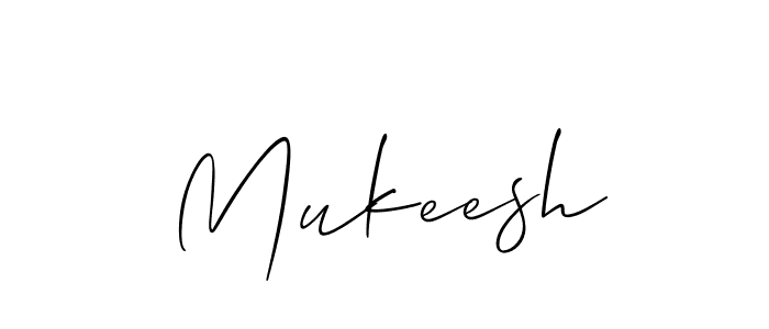 Best and Professional Signature Style for Mukeesh. Allison_Script Best Signature Style Collection. Mukeesh signature style 2 images and pictures png