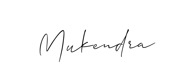 Best and Professional Signature Style for Mukendra. Allison_Script Best Signature Style Collection. Mukendra signature style 2 images and pictures png