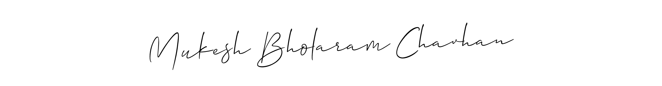 Also we have Mukesh Bholaram Chavhan name is the best signature style. Create professional handwritten signature collection using Allison_Script autograph style. Mukesh Bholaram Chavhan signature style 2 images and pictures png