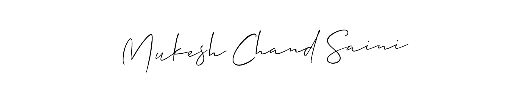 Once you've used our free online signature maker to create your best signature Allison_Script style, it's time to enjoy all of the benefits that Mukesh Chand Saini name signing documents. Mukesh Chand Saini signature style 2 images and pictures png