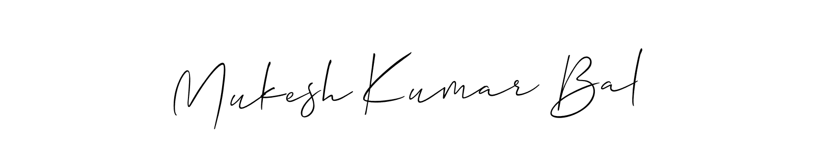 Check out images of Autograph of Mukesh Kumar Bal name. Actor Mukesh Kumar Bal Signature Style. Allison_Script is a professional sign style online. Mukesh Kumar Bal signature style 2 images and pictures png