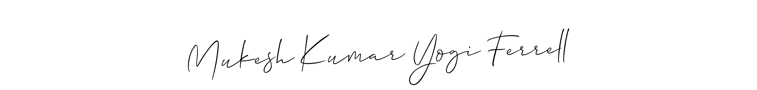 Once you've used our free online signature maker to create your best signature Allison_Script style, it's time to enjoy all of the benefits that Mukesh Kumar Yogi Ferrell name signing documents. Mukesh Kumar Yogi Ferrell signature style 2 images and pictures png