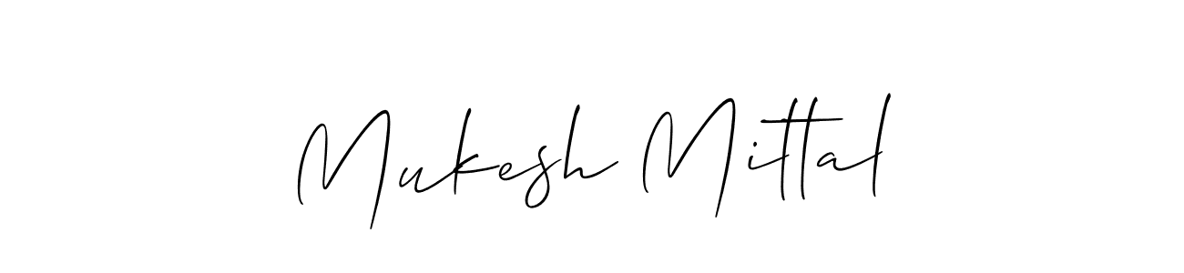 The best way (Allison_Script) to make a short signature is to pick only two or three words in your name. The name Mukesh Mittal include a total of six letters. For converting this name. Mukesh Mittal signature style 2 images and pictures png