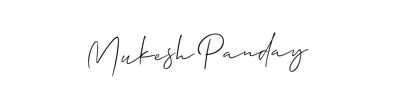 Similarly Allison_Script is the best handwritten signature design. Signature creator online .You can use it as an online autograph creator for name Mukesh Panday. Mukesh Panday signature style 2 images and pictures png