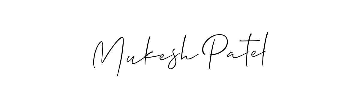 The best way (Allison_Script) to make a short signature is to pick only two or three words in your name. The name Mukesh Patel include a total of six letters. For converting this name. Mukesh Patel signature style 2 images and pictures png