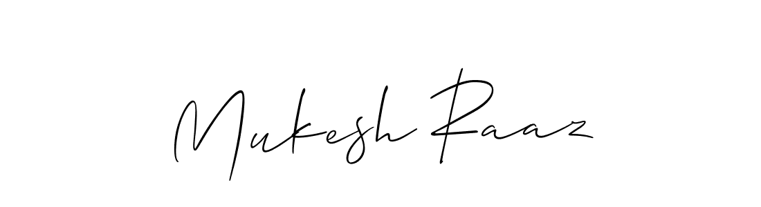Make a short Mukesh Raaz signature style. Manage your documents anywhere anytime using Allison_Script. Create and add eSignatures, submit forms, share and send files easily. Mukesh Raaz signature style 2 images and pictures png