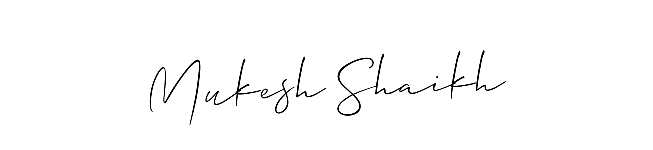 Here are the top 10 professional signature styles for the name Mukesh Shaikh. These are the best autograph styles you can use for your name. Mukesh Shaikh signature style 2 images and pictures png