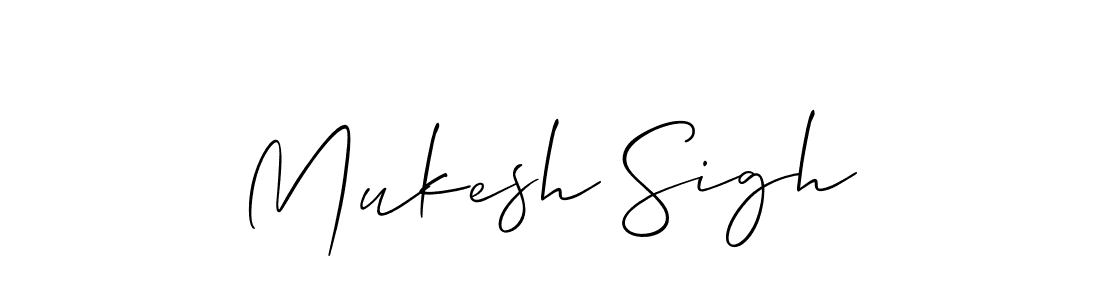 Make a short Mukesh Sigh signature style. Manage your documents anywhere anytime using Allison_Script. Create and add eSignatures, submit forms, share and send files easily. Mukesh Sigh signature style 2 images and pictures png