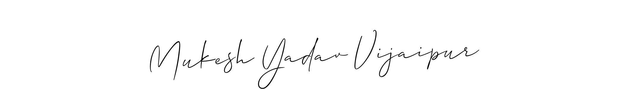 You can use this online signature creator to create a handwritten signature for the name Mukesh Yadav Vijaipur. This is the best online autograph maker. Mukesh Yadav Vijaipur signature style 2 images and pictures png