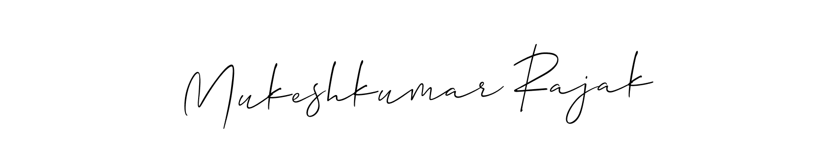 How to make Mukeshkumar Rajak signature? Allison_Script is a professional autograph style. Create handwritten signature for Mukeshkumar Rajak name. Mukeshkumar Rajak signature style 2 images and pictures png