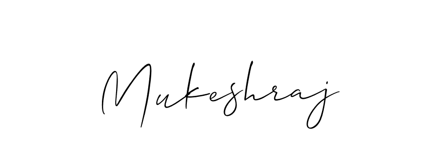 Use a signature maker to create a handwritten signature online. With this signature software, you can design (Allison_Script) your own signature for name Mukeshraj. Mukeshraj signature style 2 images and pictures png