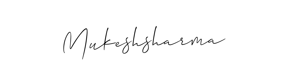 Mukeshsharma stylish signature style. Best Handwritten Sign (Allison_Script) for my name. Handwritten Signature Collection Ideas for my name Mukeshsharma. Mukeshsharma signature style 2 images and pictures png