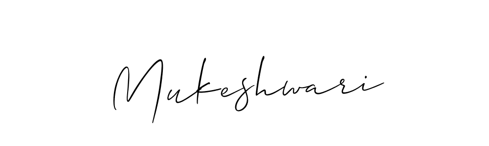 How to Draw Mukeshwari signature style? Allison_Script is a latest design signature styles for name Mukeshwari. Mukeshwari signature style 2 images and pictures png