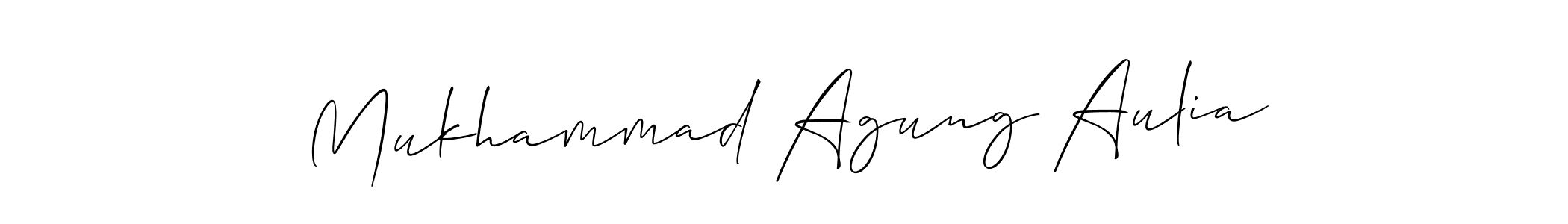 Best and Professional Signature Style for Mukhammad Agung Aulia. Allison_Script Best Signature Style Collection. Mukhammad Agung Aulia signature style 2 images and pictures png