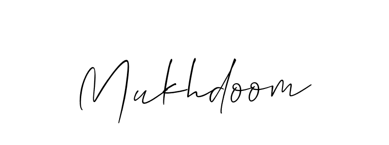 Allison_Script is a professional signature style that is perfect for those who want to add a touch of class to their signature. It is also a great choice for those who want to make their signature more unique. Get Mukhdoom name to fancy signature for free. Mukhdoom signature style 2 images and pictures png