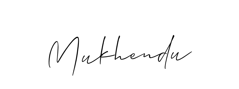 Best and Professional Signature Style for Mukhendu. Allison_Script Best Signature Style Collection. Mukhendu signature style 2 images and pictures png