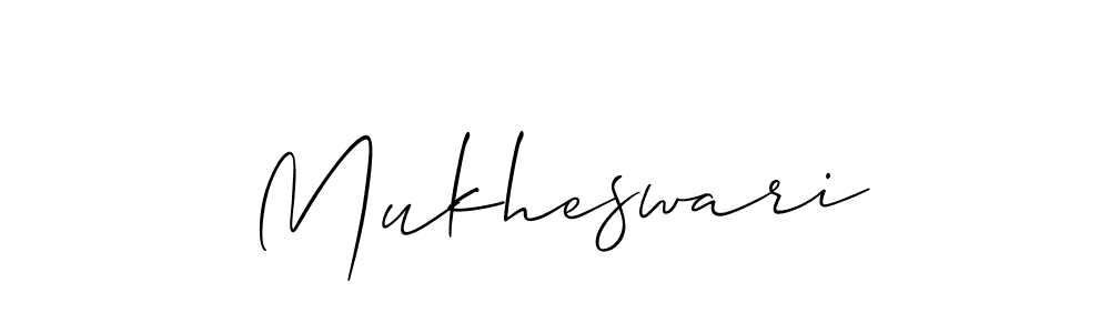 You should practise on your own different ways (Allison_Script) to write your name (Mukheswari) in signature. don't let someone else do it for you. Mukheswari signature style 2 images and pictures png