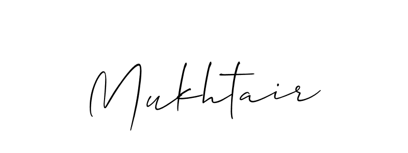 Mukhtair stylish signature style. Best Handwritten Sign (Allison_Script) for my name. Handwritten Signature Collection Ideas for my name Mukhtair. Mukhtair signature style 2 images and pictures png