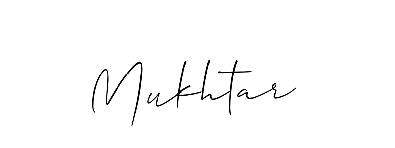 It looks lik you need a new signature style for name Mukhtar . Design unique handwritten (Allison_Script) signature with our free signature maker in just a few clicks. Mukhtar  signature style 2 images and pictures png