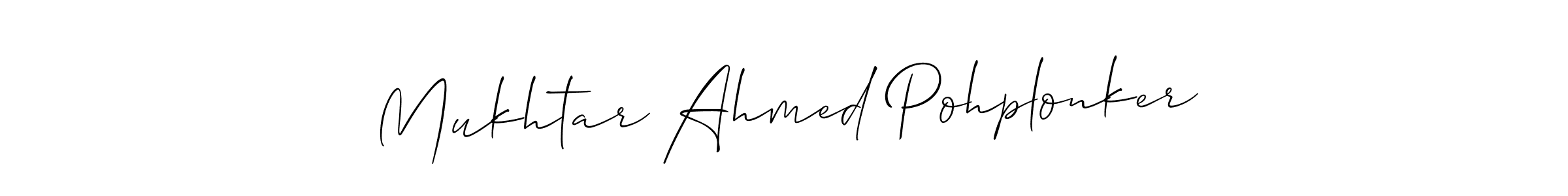 Here are the top 10 professional signature styles for the name Mukhtar Ahmed Pohplonker. These are the best autograph styles you can use for your name. Mukhtar Ahmed Pohplonker signature style 2 images and pictures png