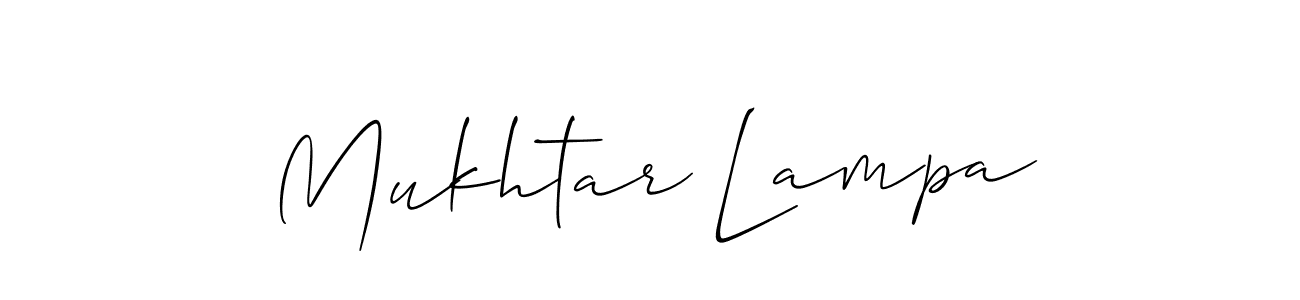 Mukhtar Lampa stylish signature style. Best Handwritten Sign (Allison_Script) for my name. Handwritten Signature Collection Ideas for my name Mukhtar Lampa. Mukhtar Lampa signature style 2 images and pictures png