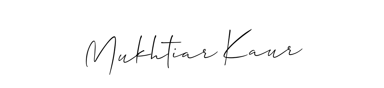 Make a beautiful signature design for name Mukhtiar Kaur. Use this online signature maker to create a handwritten signature for free. Mukhtiar Kaur signature style 2 images and pictures png