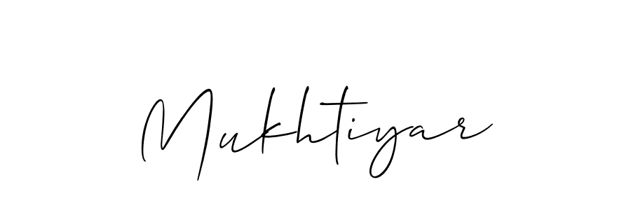 Also You can easily find your signature by using the search form. We will create Mukhtiyar name handwritten signature images for you free of cost using Allison_Script sign style. Mukhtiyar signature style 2 images and pictures png