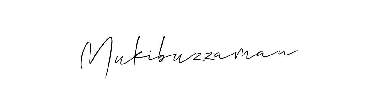 How to make Mukibuzzaman name signature. Use Allison_Script style for creating short signs online. This is the latest handwritten sign. Mukibuzzaman signature style 2 images and pictures png