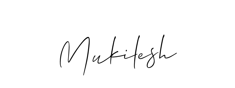 Make a beautiful signature design for name Mukilesh. Use this online signature maker to create a handwritten signature for free. Mukilesh signature style 2 images and pictures png