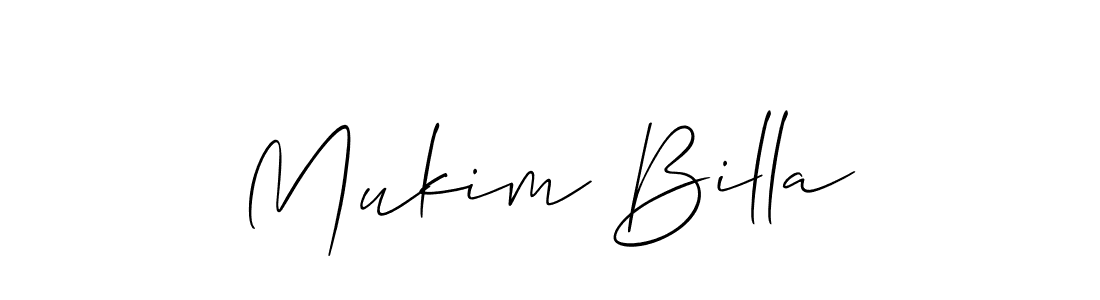 Similarly Allison_Script is the best handwritten signature design. Signature creator online .You can use it as an online autograph creator for name Mukim Billa. Mukim Billa signature style 2 images and pictures png