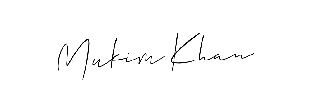 It looks lik you need a new signature style for name Mukim Khan. Design unique handwritten (Allison_Script) signature with our free signature maker in just a few clicks. Mukim Khan signature style 2 images and pictures png