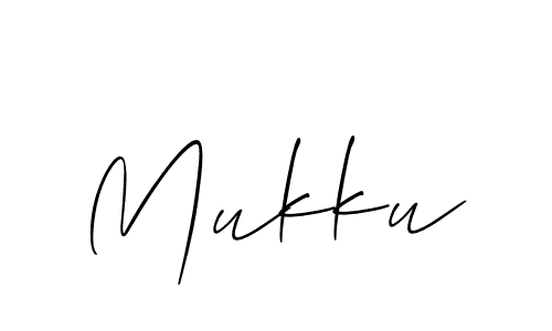 How to make Mukku name signature. Use Allison_Script style for creating short signs online. This is the latest handwritten sign. Mukku signature style 2 images and pictures png